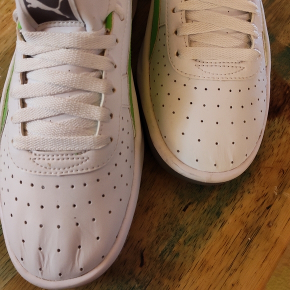 Puma GV Special Mens sz 8.5 Wht/Lime Green - Picture 3 of 6